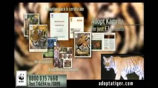 adoptatiger.com - WWF Adopt a tiger TV Ad
