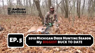 2019 Michigan Whitetail Deer Hunting Ep.5 - I Shot My BIGGEST Buck to Date