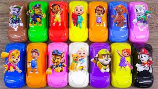 Paw Patrol - Looking For Ryder Paw Patrol Clay With Colorful Car Toys - Satisfying ASMR Video