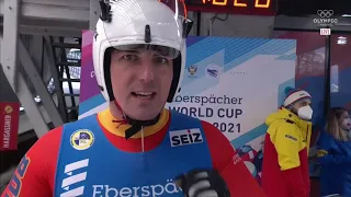 Luge World Cup in Sochi Men 2nd run 4.12.2021