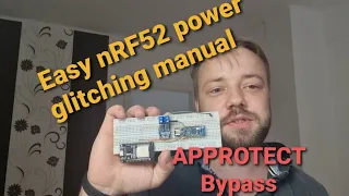 HowTo bypass APPROTECT of nRF52832 or nRF52840 with ESP32 Power glitching