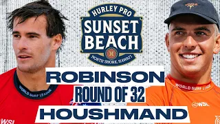 Jack Robinson vs Cole Houshmand | Hurley Pro Sunset Beach - Round of 32