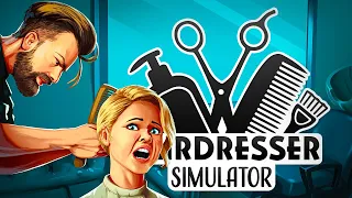 ЧУТЬ НЕ ИСПОРТИЛА ВОЛОСЫ КЛИЕНТАМ // Hairdresser Simulator