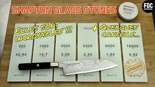 SHAPTON GLASS STONES - LE TOP DE LA PIERRE À AIGUISER JAPONAISE 🇯🇵