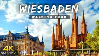 Wiesbaden Germany Walking Street 2023 | 4K HDR 60FPS