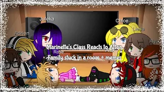 Marinette's Class Reacts to Afton Family stuck in a room + Some Memes || Enjoy✌