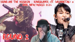 Bring Me the Horizon - Kingslayer (Ft. BabyMetal) @ Sick New World 2024 MUSIC VIDEO REACTION ROUND 2
