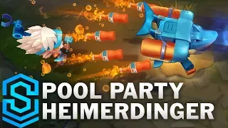 Pool Party Heimerdinger Skin Spotlight - Pre-Release - League of Legends