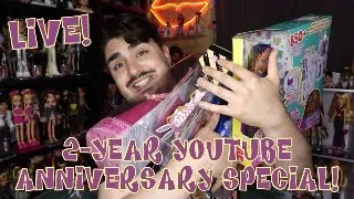 HELP ME UNBOX DOLLS! Lookin' Bratz 2-Year YouTube Anniversary Special!