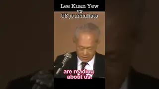 Lee Kuan Yew vs US journalists #Shorts #Singapore #LeeKuanYew