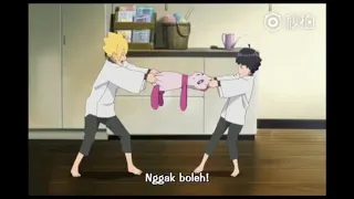 Naruto pelantikan hokage, himawari ngamuk....