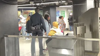 Port Authority Police Abusing￼ their Authority on the weak.