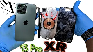 Restore iPhone XR | iPhone XR Convert to iPhone 13 Pro | Convert iPhone XR to 13 Pro DIY | AMS-Hindi