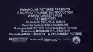 Pet Sematary Trailer (1989)