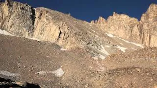 Hikers climb the 99 switchbacks on the Mount Whitney trail