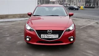 Тест драйв Mazda 3 2015 1.5 120 л.с. 6АКПП + замер разгона 0-100