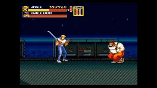 Bare Knuckle 2 (Sega Genesis) ALL Bosses (no Damage)