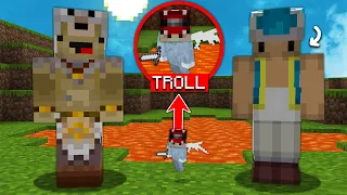 J'ai TROLL ces Noobs en Contrôlant leur jeu sur Minecraft