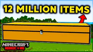 THIS CHEST HOLDS 12,750,400 ITEMS in Minecraft Hardcore (Hindi)