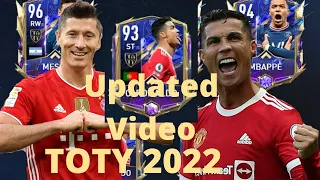 How To Get 94 OVR Mbappe For Free || Updated Video On Calculations For TOTY Attacker's Cards ||