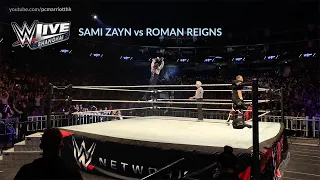 Sami Zayn VS Roman Reigns - WWE Live event in Shanghai, China (21/9/2019) 4K