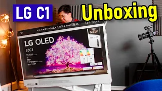 LG C1 OLED TV (2021) Unboxing, Setup & Picture Settings