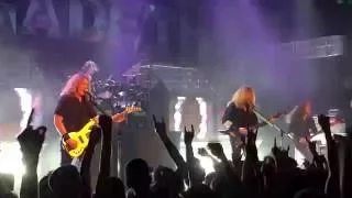 Megadeth performs "Tornado Of Souls" live in Athens @Piraeus 117 Academy, 5th of July 2016