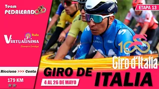EN VIVO  Etapa 13 Giro de Italia 2024 | POGACAR - NAIRO - RUBIO - MOLANO - ALAPHILIPPE #girodeitalia