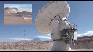 Movement of the ALMA Telescope