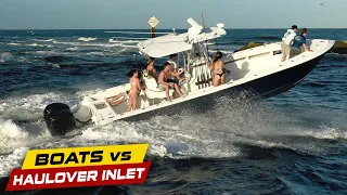 HANG ON TO YOUR SWIMSUITS! | Boats vs Haulover Inlet | Boca Inlet