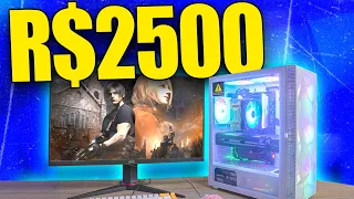 PC GAMER DE 2500 REAIS l TESTE EM JOGOS, RODOU TUDO NO ULTRA ??