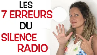 La CHECK-LIST des erreurs d’un SILENCE RADIO !