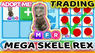 *OMG TRADE OFFERS* FOR MEGA NEON SKELE REX in Adopt Me RICH SERVERS ! 💰💰🙈😱