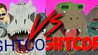 NIGHTCORE JURASSIC WORLD THE MUSICAL REMIX Vs NIGHTCORE JURASSIC WORLD HUNGRY DINOSAURS THE MUSICAL