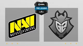 CS:GO - Na'Vi vs. G2 [Overpass] Map 2 - ESL Pro League Season 5 - EU Matchday 23