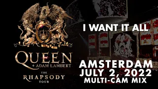 QUEEN + ADAM LAMBERT - I WANT IT ALL - ZIGGO DOME, AMSTERDAM - JULY 2, 2022