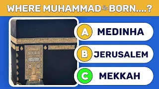 Prophet Muhammad PBUH Quiz ❤️ ❤️ | ISLAMIC QUIZ CHALLENGE (no music) - Muslim Quiz World