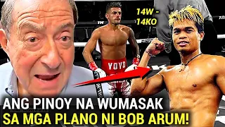 KNOCKOUT ARTIST naBATA NI BOB ARUM AT MAS MAHUSAY PA KAY NAOYA INOUE, 4 TIMES BAGSAK LUMUHOD saPINOY