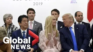 G20 women's empowerment event with Ivanka Trump, Shinzo Abe and world leaders