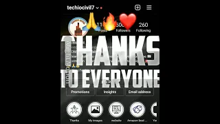 Thank you guys | Completed 50k Instagram Family | Techio Civil