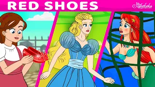 Red Shoes + Cinderella + Little Mermaid Aria 5 | Bedtime Stories for Kids in English | Fairy Tales