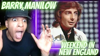 FIRST TIME HEARING | BARRY MANILOW - WEEKEND IN NEW ENGLAND (LIVE 1982 SHOWTIME SPECIAL) | REACTION