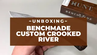 Unboxing the Benchmade Custom Knife Builder Full Size Crooked River