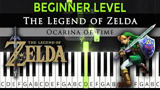 5 Songs with ONE HAND from The Legend of Zelda: Ocarina of Time | BEGINNER PIANO TUTORIAL