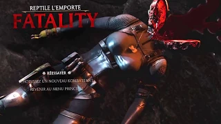 Mortal kombat XL toute les fatality de base (principal)