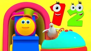 One Two Buckle My Shoe | Bob the Train cartoons | Learning Videos for Kids