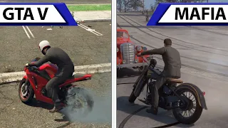 Mafia Remake VS GTA V | Face2Face | Graphics & Details Comparison | PC Máx.