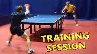 Table Tennis Training Session with Pongfinity