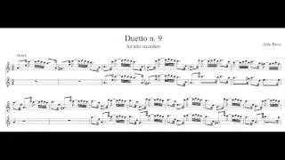 A. Bova, Duetto n. 9 in a, for recorders