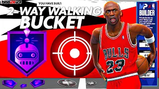 Creating the Ultimate 2-Way Walking Bucket Build in NBA 2K24!